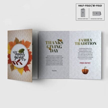 Pearl Greeting Cards Folded printing, Half fold Pearl Greeting Cards