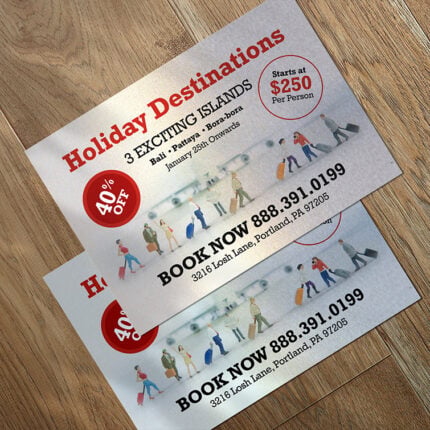 Pearl Metallic Flyers Horizontal Rectangle Restaurant Realestate Tourism Spa Educational Events Branding Promotions Quick and Easy High Quality Premium Stock Affordable Printing | PrintMagic