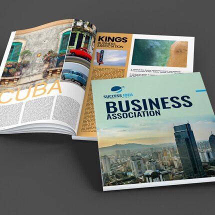 Perfect Bound Booklets | Business Association Horizontal Health Booklets with Standard Gloss and Long Edge Side Binding | Print Magic