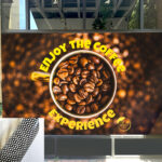 Perforated Window Decal Bumper Car Sticker Wall Signs Restaurant Premium Quality Adhesive All Season Marketing Branding Promotion | Printmagic