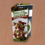 Custom Pocket Menus | Pocket Menu Roll Fold |with Standard Gloss Text-80lb and UV Coating Both Sides and printed Full color front only | Printmagic