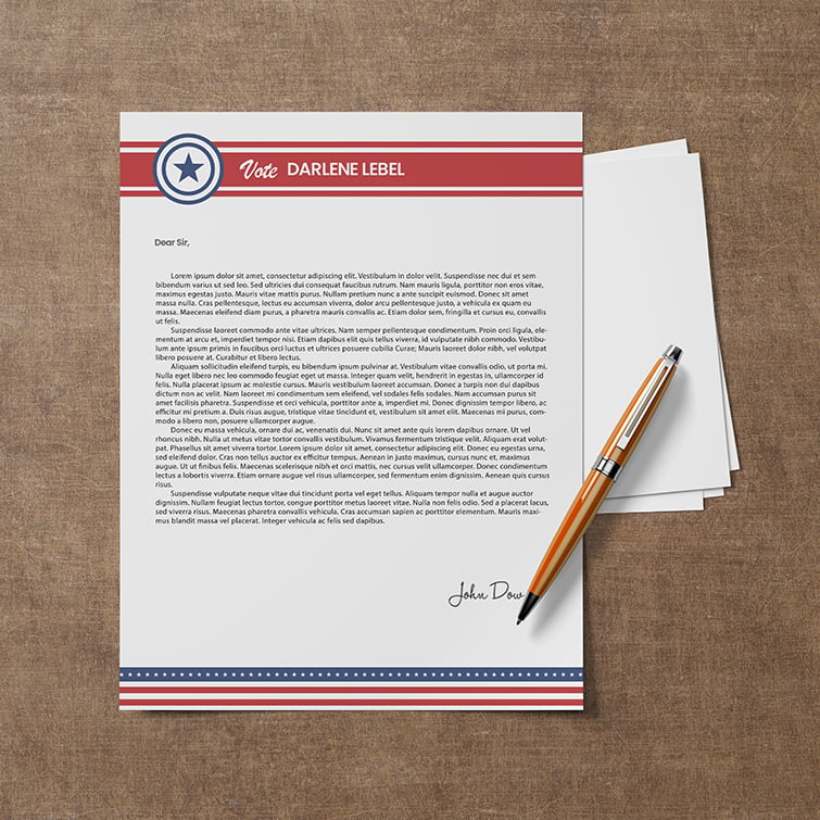 Political-Letterhead.jpg Election Printing For Every Campaign - Letter Heads