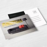Raised Gold Foil Postcards printing | Premium Raised Foil Postcards with Premium Gloss and Velvet Soft Touch lamination and Raised Foil On Front | PrintMagic