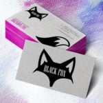 Ultra Thick Painted Edge Business Cards | Purple Ultra Thick Painted Edge Business Cards | PrintMagic