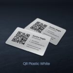 Plastic Business Cards | QR Plastic Business Cards with White plastic option And Creative and attractive looking Business cards | PrintMagic