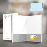 Custom Presentation Folders | Reinforced EDGE Both Pockets Horizontal Business Card Slits Right Pockets and Business Card Slits on the left or right inside pocket | print Magic