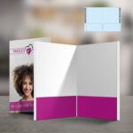 Custom Presentation Folders | Reinforced EDGE Both Pockets No Business Card Slits and Display documents in a professional, wrinkle-free way | print Magic