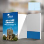 Custom Presentation Folders | Reinforced EDGE Right Pocket No Business Card Slits and Choose colors and layouts that match your present branding identity for a cohesive look | print Magic