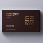 Raised Foil Business Cards Printing, Specialized Business Cards, Gold Foil Business Cards