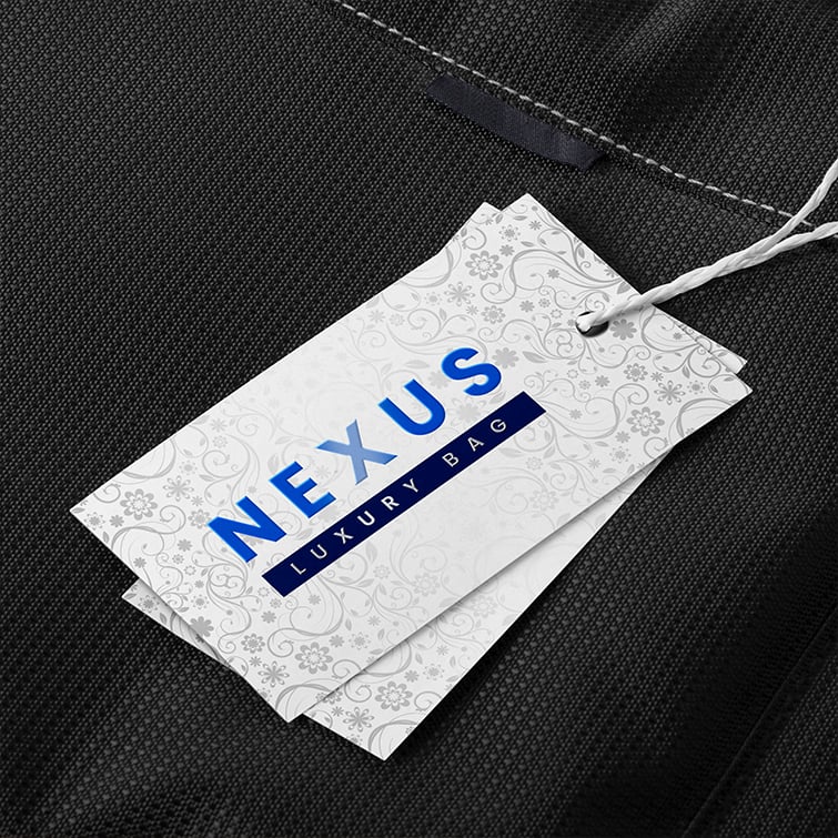 Raised Spot UV Horizontal Rectangle luggage bags tags brand promotion high quality printing marketing affordable rates