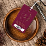 Vertical Rectangle Rounded Corner Hang Tags | Most preferred Retail Branding Price Tags | Vertical Rectangle Rounded Corner Hang Tags with Hole Drills | Hang Tag Printing | PrintMagic