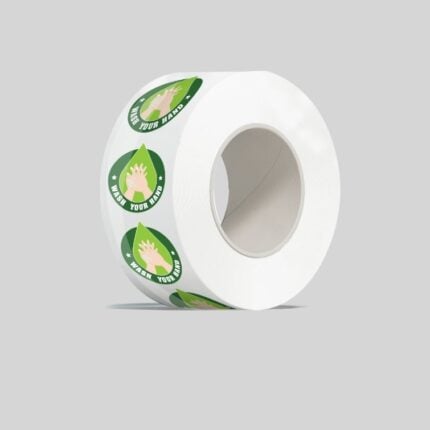 Roll Label wash your hand