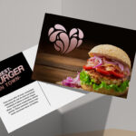 Rose Gold Foil Postcards, foil postcard printing, foil postcards, custom foil postcards,