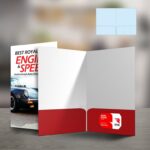 Pearl Metallic Presentation Folders | Standard Both Pocket No Business Card Slits Right Pocket With Available with Pocket and Business card slit options | Print Magic