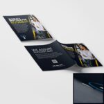 Saddle Stitched Booklets | Business Corporate Horizontal Saddle-Stitched Binding Booklets with White Premium Opaque Paper Stock and No Coating | Print Magic