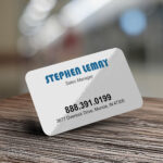 Silk Business Cards | Silk Business Card Rounded Corner Consultant | PrintMagic