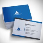 Silk Business Cards Printing, Spot UV Coating Business Cards