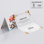 Silk Greeting Cards Folded printing
