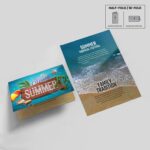 Custom Silk Greeting Cards Folded printing
