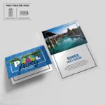 Personalized Folded Silk Greeting Cards