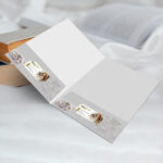 Silk Laminated On Both Pocket Horizontal Business Card Slit Fashion Beauty Natural Premium Stock High Quality Business Stationary events business | Printmagic