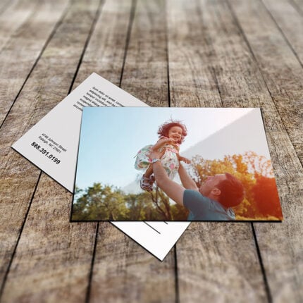 Silk Postcard Wedding Invite Family Special Occasions Events | Printmagic