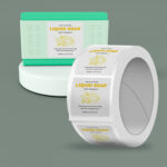 Soap Labels Square Round Corner Unwind Bottom Texture Eggshell Felt cosmetic healthcare cut to size roll labels High Quality Stock various size shapes | Printmagic
