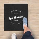 Custom Floor Graphics | Spa Floor Graphics Designs | Printed on Color Front Only with Vinyl Floor Graphic - 4 mil. | Print Magic