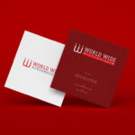 Square Business Cards | Square shape printed both side with Premium Gloss (16pt C2S) and UV Coating Square Business Cards | PrintMagic