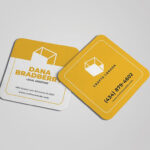 Rounded Corner Business Cards | Square Rounded Corner Business Cards Legal Advisor | PrintMagic