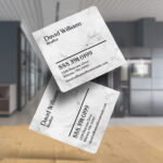Rounded Corner Business Cards | Square Two Rounded Business Card Real Estate | PrintMagic