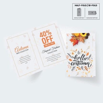 folded cards, folded greeting cards, folded greeting card printing | PrintMagic