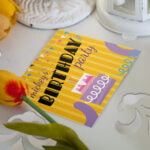 Rectangle Invitation Cards for Special Occasions | Birthday Cards | Event Cards | Promotional Cards | Horizontal Rectangle Shaped Invitation Cards with Envelopes