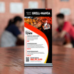 Standard Restaurant Table Tents | Weekend Special Grill Mania Table Tents | PrintMagic