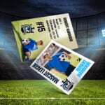Custom Trading Cards in 2.5"x3.5" printed on 14PT and 16PT card stocks with aqueous coating, UV coating or Matte Coating options.