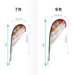 Teardrop Flag 7ft & 9ft Flags | Printmagic