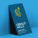 Rounded Corner Business Cards | Two Rounded Business Card Vertical Stylish Designer Cards | PrintMagic