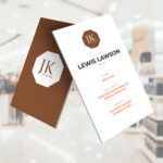 Ultra Thick Business Cards Vertical 32PT Stock Black Edge Center Core Professional Luxury Impressive Affordable Designs Card | Printmagic