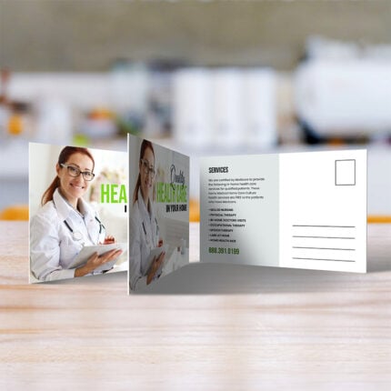Ultra Thick Postcards Horizontal premium paper to shine compact designs | Printmagic