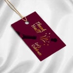 Velvet Soft Touch Hang Tags | Horizontal Rectangle Soft Touch Hang Tags | Custom Retail Hang Tags |Product Business Promotions | Hang Tag Printing | PrintMagic