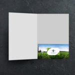 Velvet Soft Touch On Right Pocket Horizontal Business Card Slit Premium Stock High Quality Business Stationary Education suppliers Sports events | Printmagic