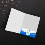 Velvet Soft Touch On Right Pocket Vertical Business Card Slit Premium Stock High Quality Business Stationary Education suppliers manufacturer exporter | Printmagic