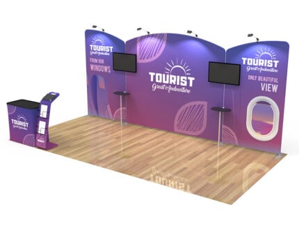 Custom 10x20 Booth Setup | PrintMagic