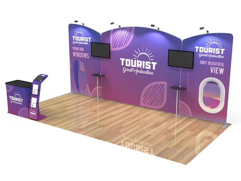 Custom 10x20 Booth Setup | PrintMagic