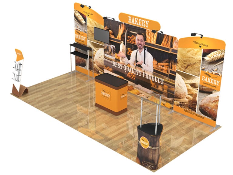 Trade Show Booth Setup H 10x20 | PrintMagic