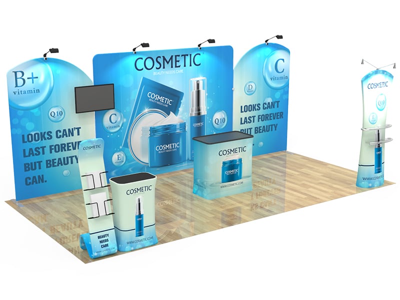 Trade Show Booth Setup J 10x20 | PrintMagic