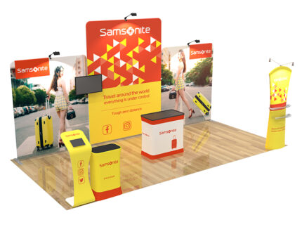Trade Show Booth Setup L 10x20 | PrintMagic