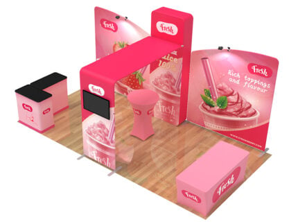 Trade Show Booth Setup Q 10x20 | PrintMagic