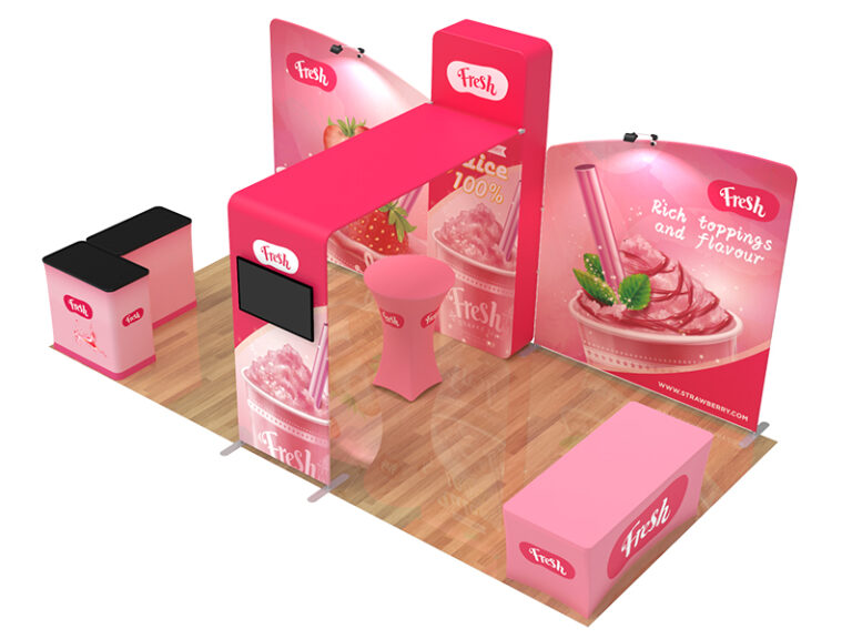 Trade Show Booth Setup Q 10x20 | PrintMagic