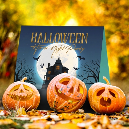 Halloween Silk Greetings